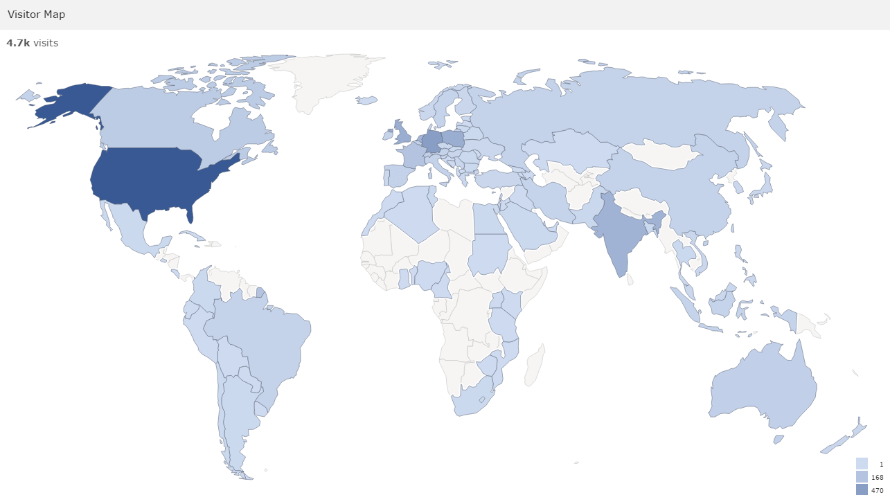 Piwik PRO Visitor Map