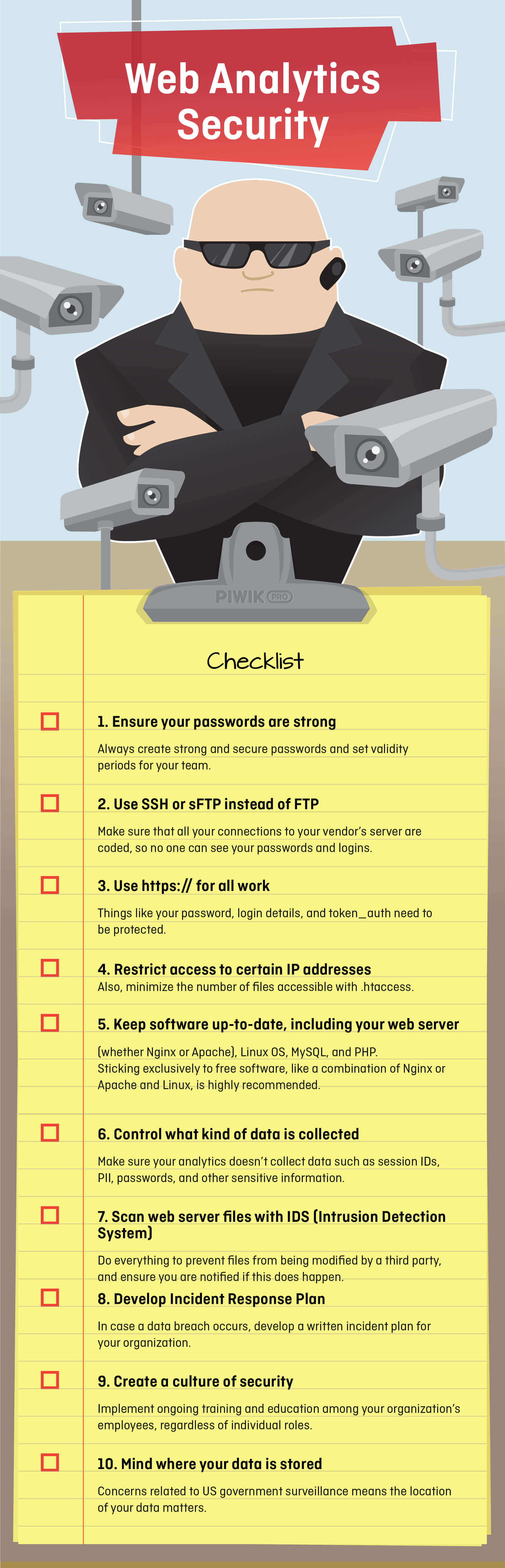 Web Analytics Security Checklist