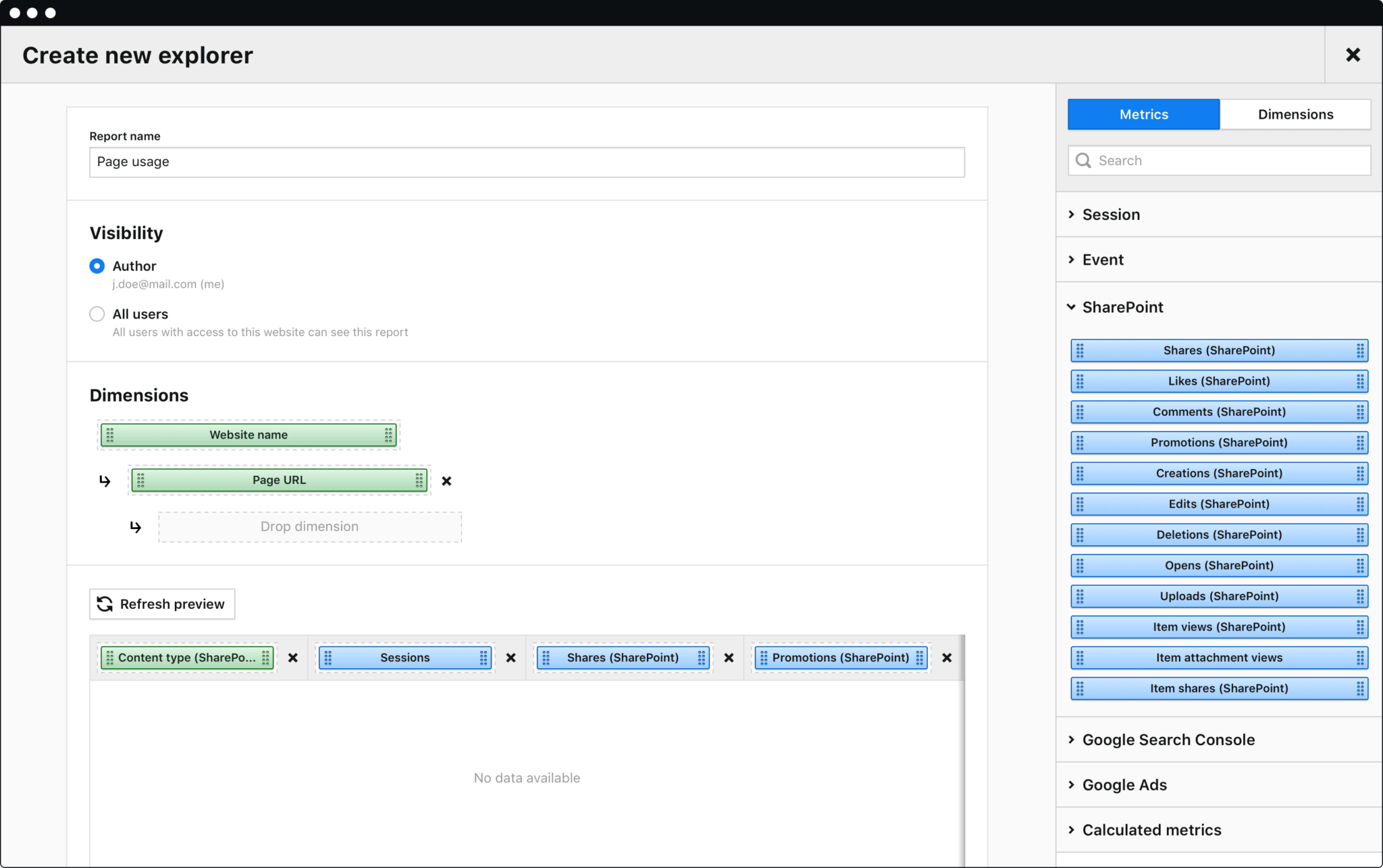 SharePoint analytics | Piwik PRO Analytics Suite