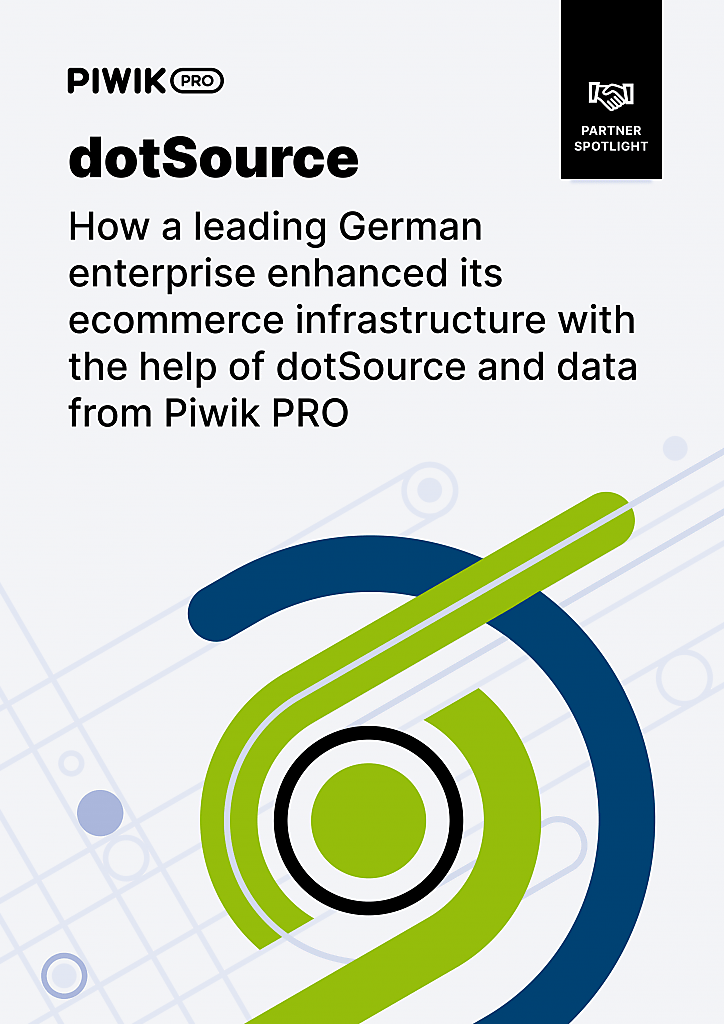 How a leading German enterprise enhanced its ecommerce infrastructure with the help of dotSource and data from Piwik PRO