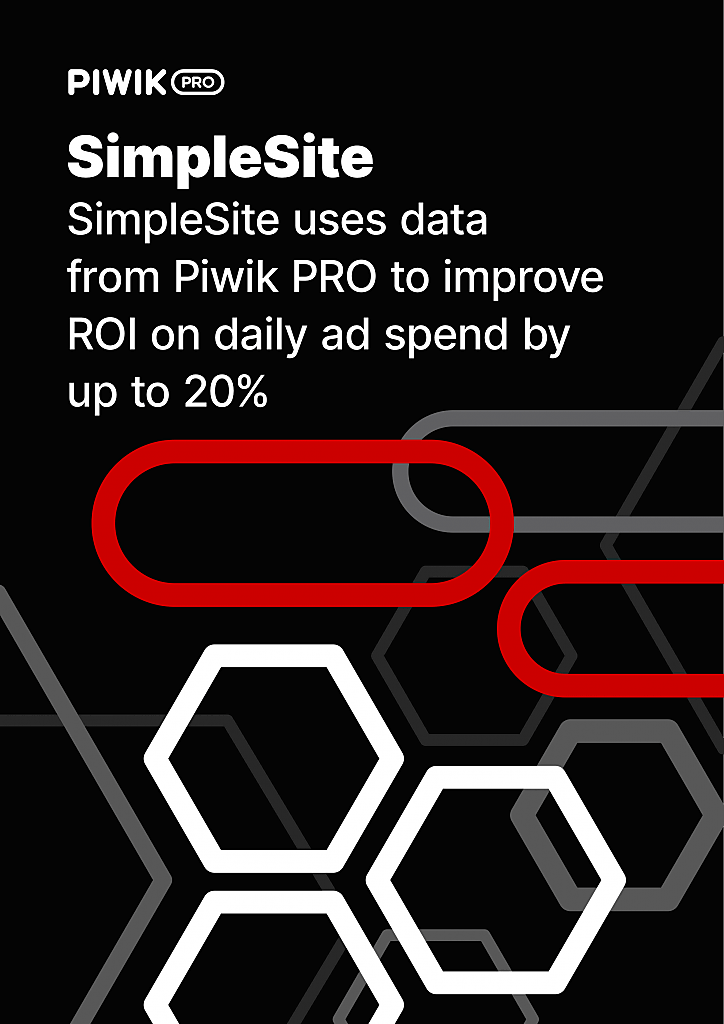 SimpleSite uses data from Piwik PRO to improve ROI on daily ad spend by up to 20%