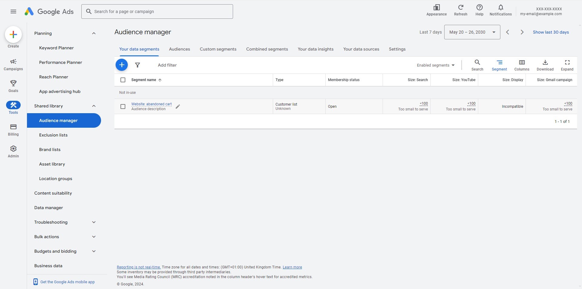 How to optimize Google Ads campaigns with Piwik PRO - Audience Manager in Google Ads
